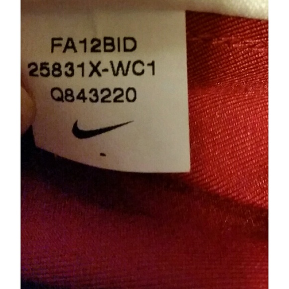 MENS/Nike Dri Fit/Lt Wt Jacket/Size L/Red & White - Picture 5 of 7